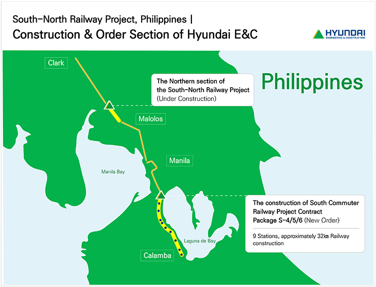 South-North Railway Project, Philippines | Construction & Order Section of Hyundai E&C South-North Railway Project, Philippines | Construction & Order Section of Hyundai E&C